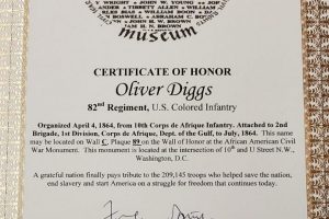civil war certificate of honor