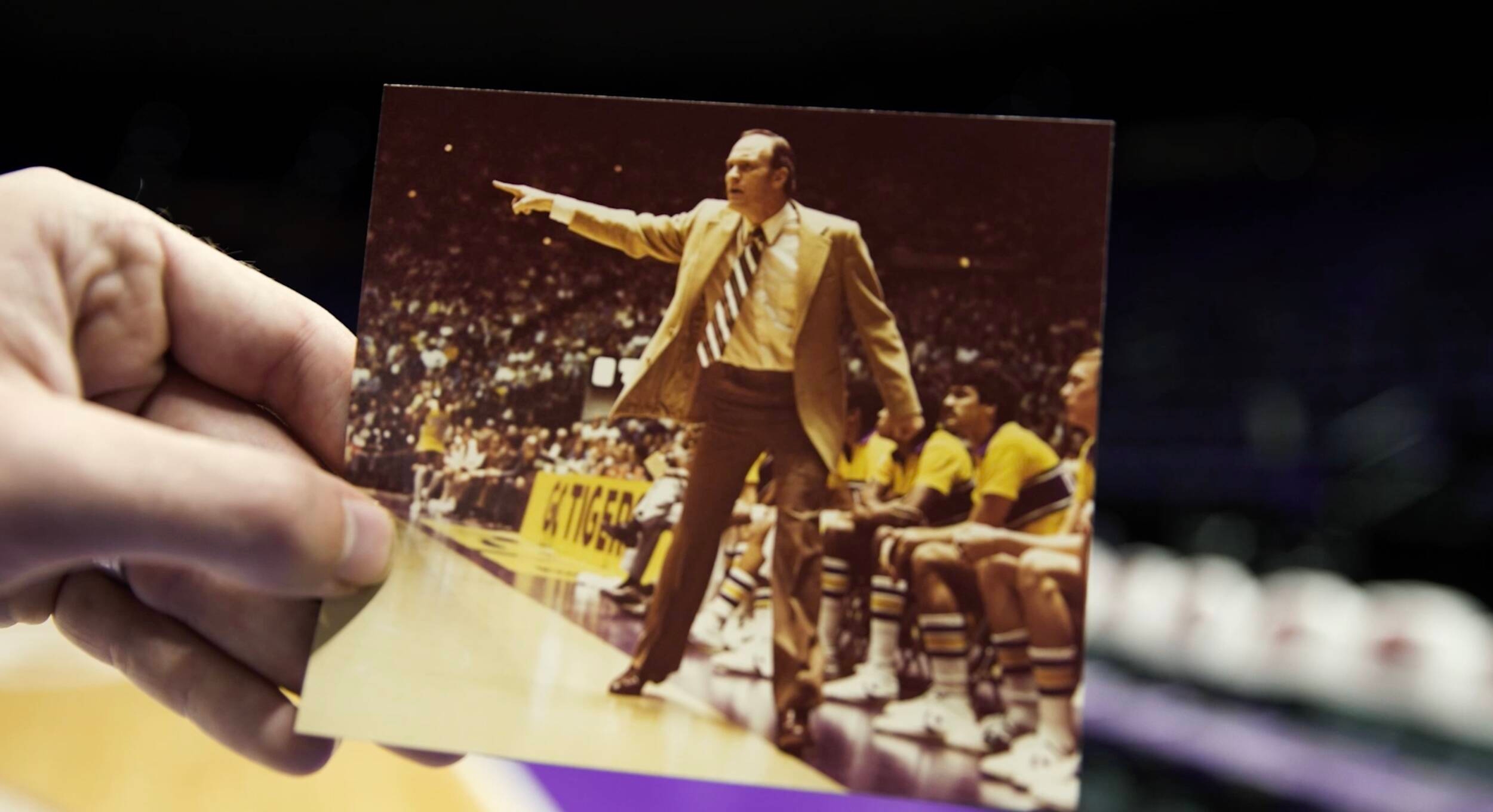 LSU Sports video for Dale Brown Court Recognition