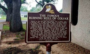 famous burning well of colfax